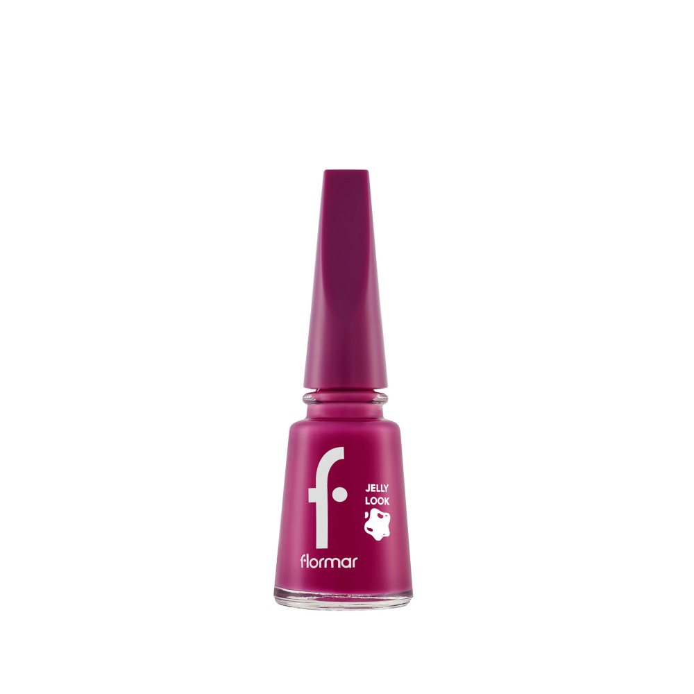 Flormar Jelly Look Nail Enamel Nail Polish, JL07 Ruby