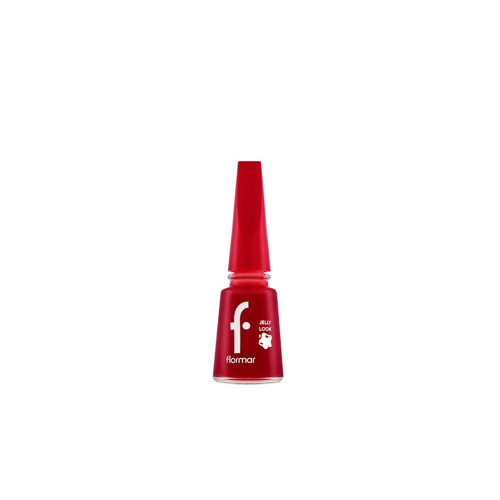 Flormar Jelly Look Nail Enamel Nail Polish, JL23 Stunning Red