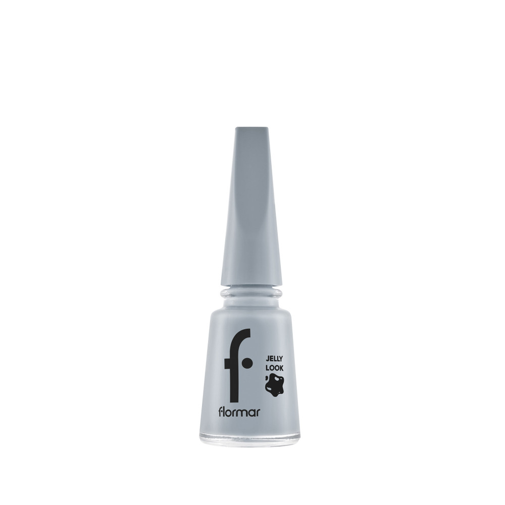 Flormar Jelly Look Nail Enamel Nail Polish, JL24 Light Grey