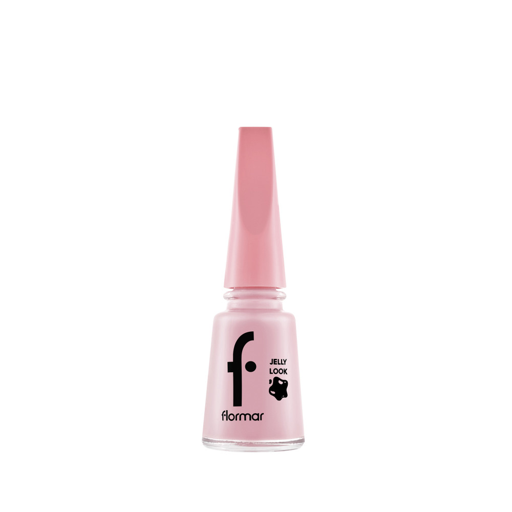 Flormar Jelly Look Nail Enamel Nail Polish, JL27 Milky Pinky