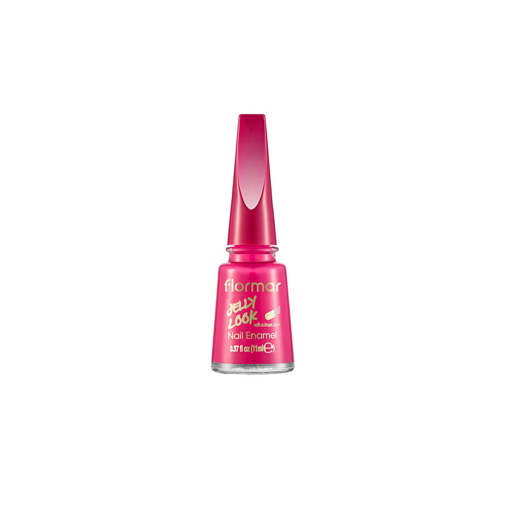 Flormar Jelly Look Nail Enamel Nail Polish, JL21 Awesome Pink