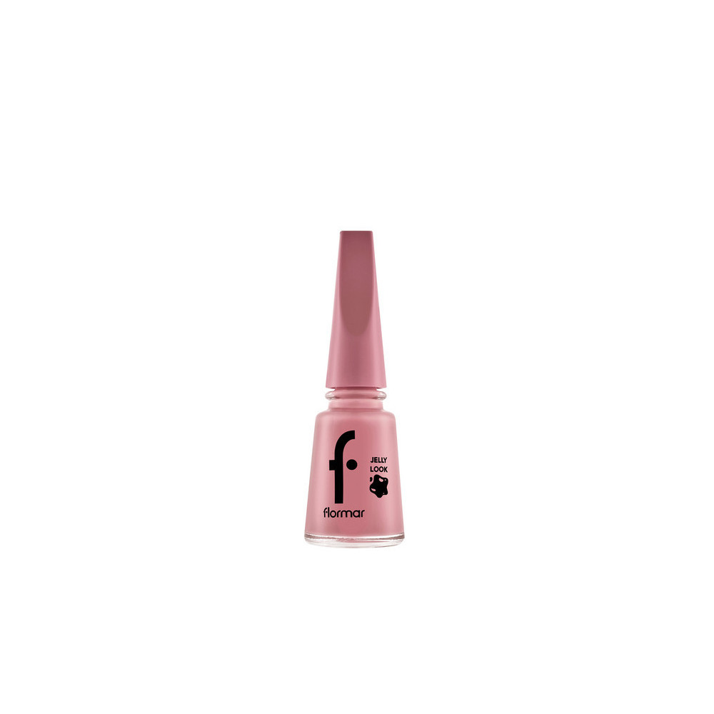 Flormar Jelly Look Nail Enamel Nail Polish, JL53 Drained Rose