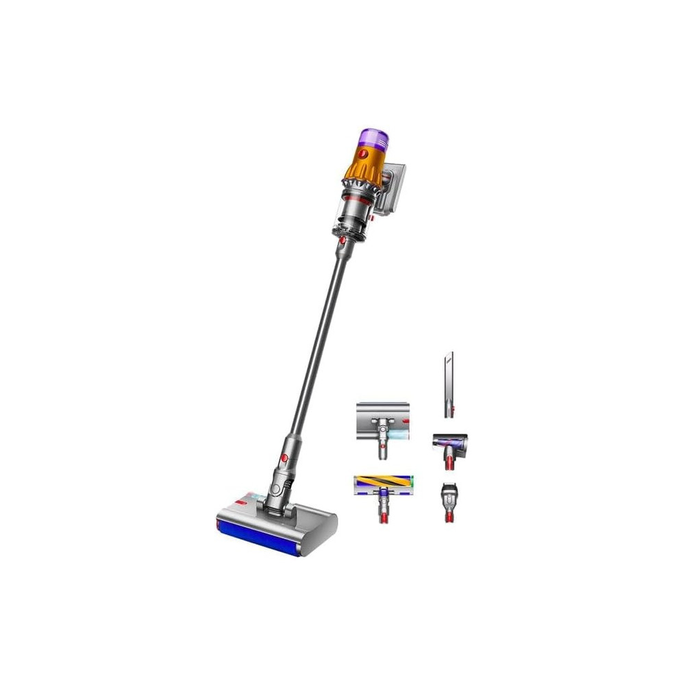 Dyson V12S Detect Slim Submarine Wet And Dry Vacuum Cleaner, Silver, 1 Year Warranty