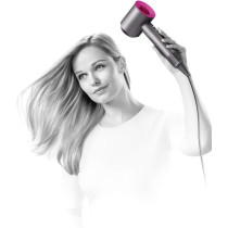Dyson Supersonic Hair Dryer (Includes Four Attachments Diffuser, Smoothing Nozzle, Styling Concentrator, Gentle Air Dryer) Fuchsia Pink/Iron, 1 Year Warranty