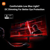 Xiaomi 34 Inch Curved Gaming Monitor G34WQi,WQHD Ultrawide Display 180Hz Free Sync 1500R Low Blue Light Global Version