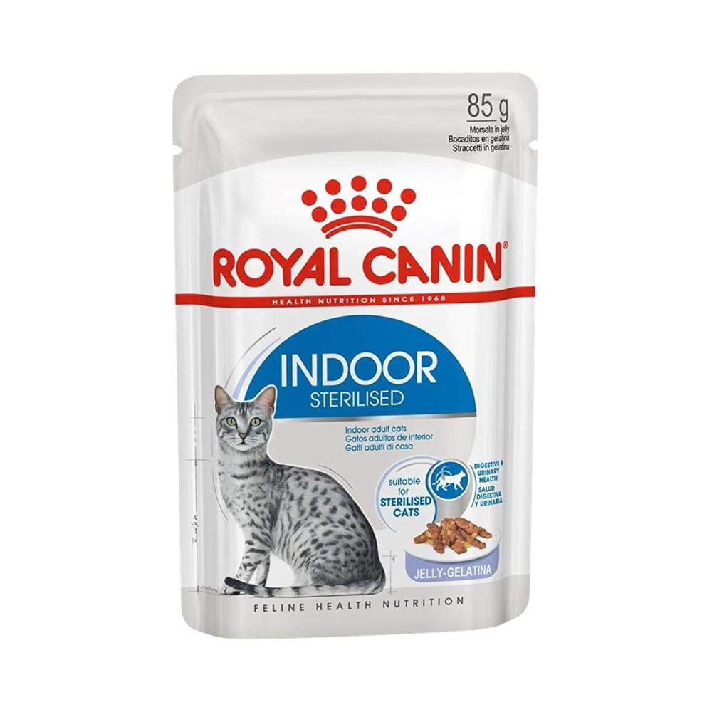 Royal Canin Feline Health Nutrition Indoor Jelly Cat Wet Food 12x85g Pouches