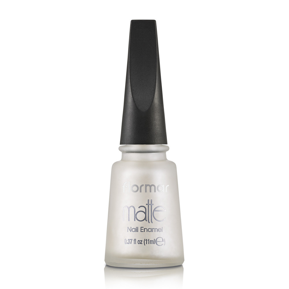 Flormar Matte Nail Enamel Nail Polish, M20 Whitewash
