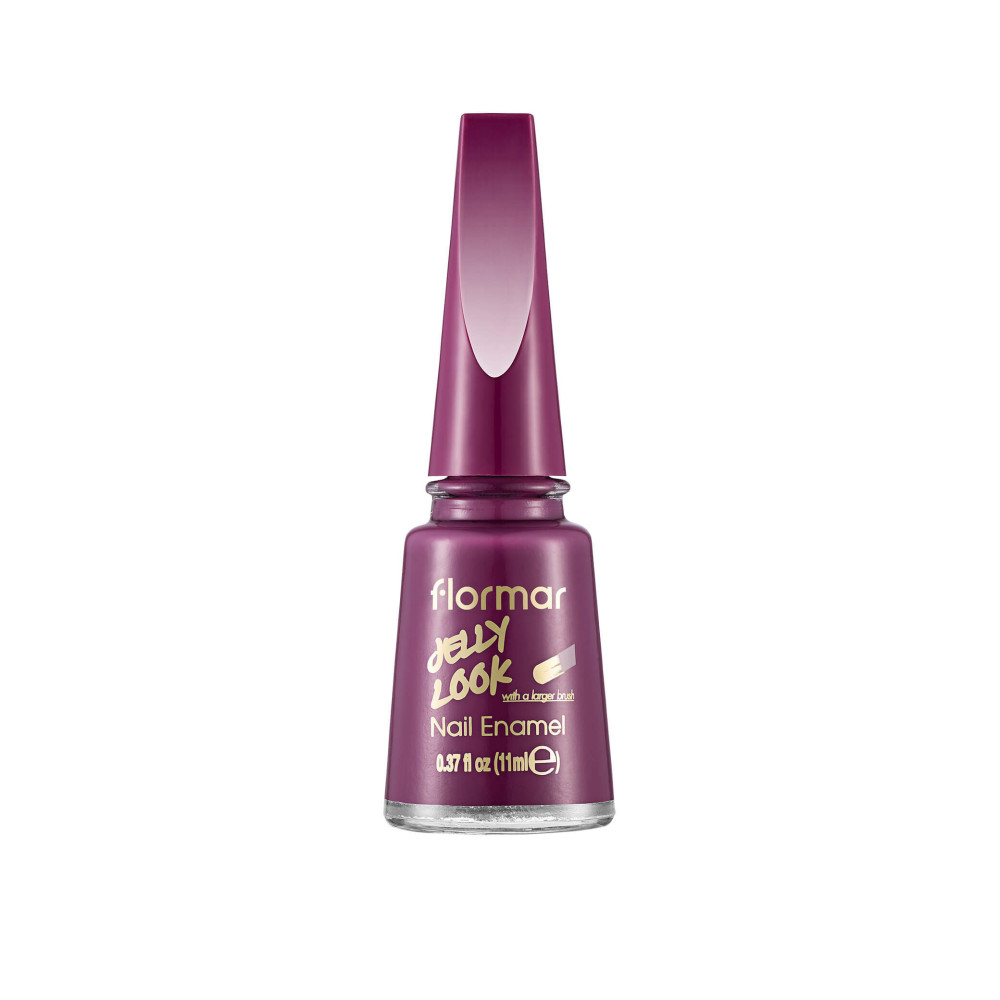 Flormar Jelly Look Nail Enamel Nail Polsih, JL40 Mulberry