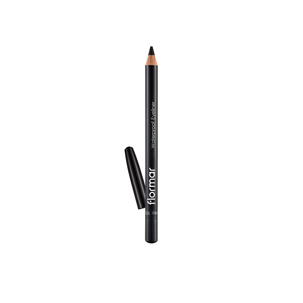 Flormar Waterproof Pencil Eyeliner, 101 Black Ice
