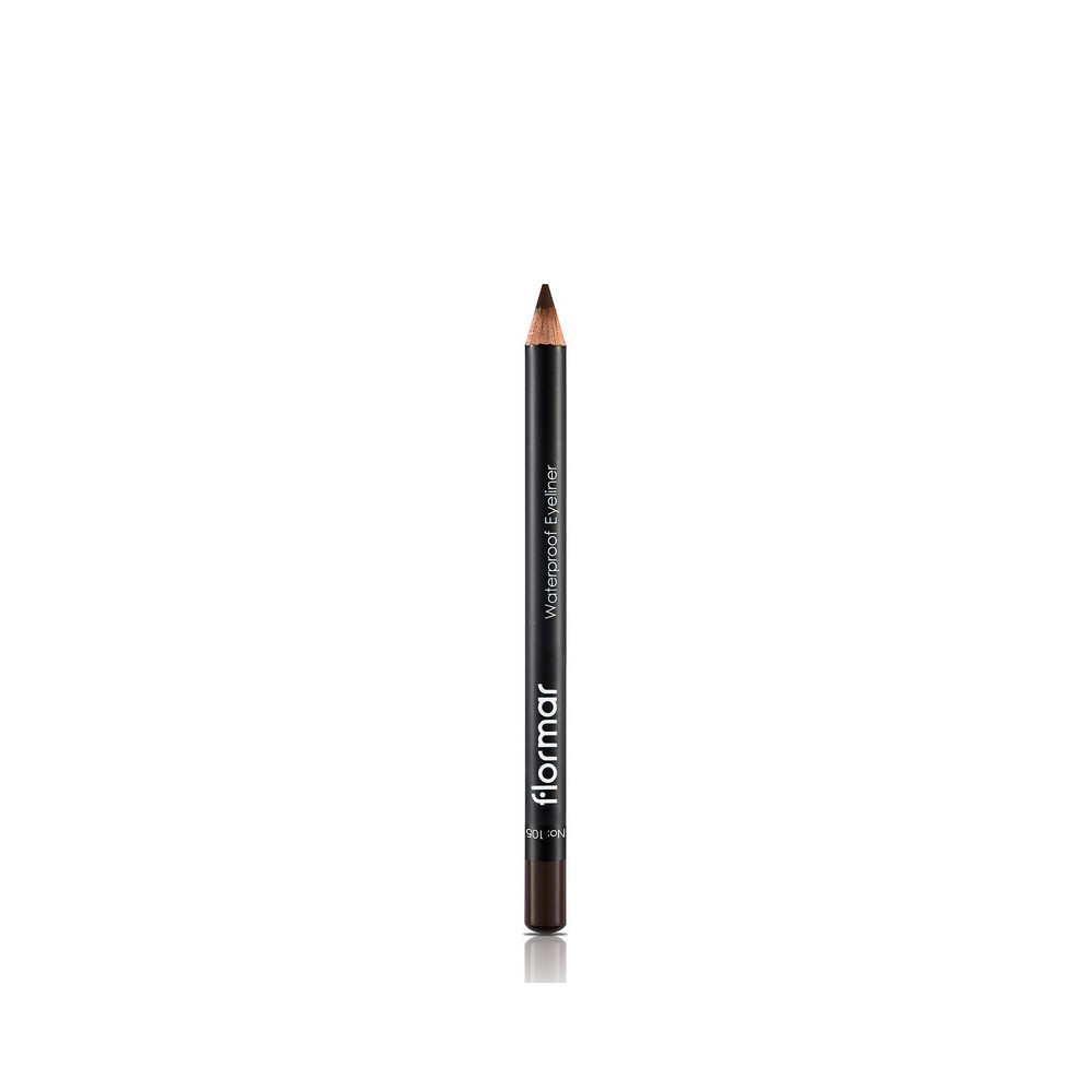 Flormar Waterproof Pencil Eyeliner, 105 Warm Brown