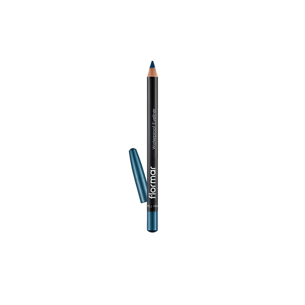 Flormar Waterproof Pencil Eyeliner, 114 Blue Sky