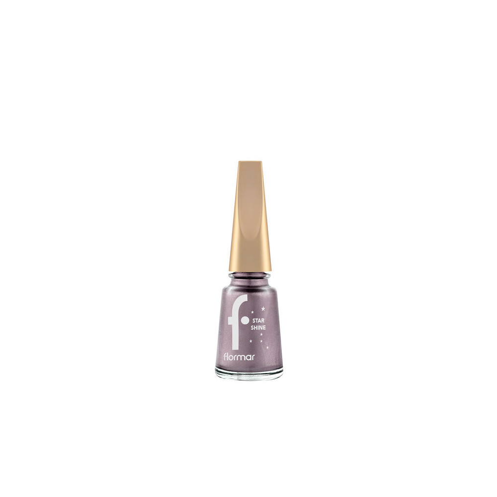 Flormar Star Shine Nail Enamel Nail Polish, 03 Lilac Sparkle
