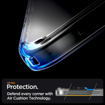Spigen Ultra Hybrid Magfit And Glastr Ez Fit For Iphone 16 Pro Max Case Cover Magsafe Compatible Tempered Glass Screen Protector Bundle Pack, White