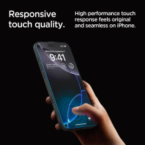 Spigen Ultra Hybrid Magfit And Glastr Ez Fit For Iphone 16 Pro Max Case Cover Magsafe Compatible Tempered Glass Screen Protector Bundle Pack, White