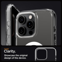 Spigen Ultra Hybrid Magfit And Glastr Ez Fit For Iphone 16 Pro Max Case Cover Magsafe Compatible Tempered Glass Screen Protector Bundle Pack, White