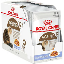 Royal Canin Feline Health Nutrition Ageing 12+ Jelly Cat Wet Food Pouches 12 x 85g