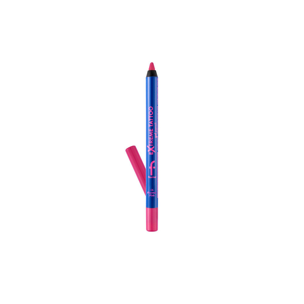 Flormar Festival Spirit Extreme Tattoo Gel Eyeliner Pencil, 06 Flormar Pink