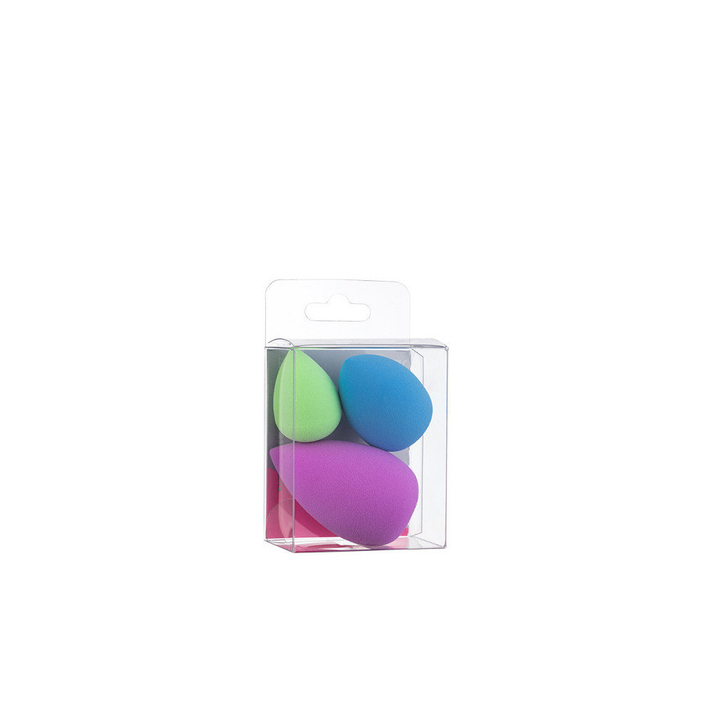 Flormar 3 Pieces Blending Sponge Set, Multicolour