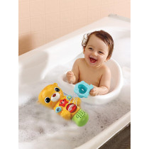 VTech Splashing Fun Otter, Bath Toy For 1 Year Olds Plus Sensory Bathtub Toy With Lights, Music And 3 Pouring Accessories, Bath Time Gift For Babies And Infants 1, 2, 3 years Plus, English Version