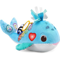 VTech Baby Snuggly Sounds Whale, Baby Sensory Toy With Lights, Sounds And Music, Interactive Gift For Infants 3, 6, 9, 12 Months Plus, English Version