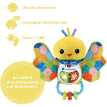 VTech Baby Rattle And Shake Birdie, Sensory Toy With Music, Sounds, Colours, Lights, Interactive Gift For Boys And Girls 3, 6, 12, 18 Months Plus, English Version