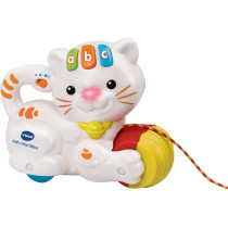 VTech Pull And Play Kitten, Interactive Baby Toy With Lights And Music, Push And Pull Gift For Infants 6, 9, 12 Months Plus, English Version