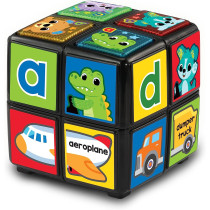 VTech Baby Twist And Teach Animal Cube, Baby Sensory Toy With Music, Lights, Colours, Baby Interactive, Educational Gift Suitable For 18, 24, 36 Months Boys And Girls, English Version