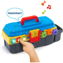 Vtech Drill And Learn Toolbox, Toy With Music, Lights, Colours, Baby Interactive, Educational Gift Suitable For 18, 24, 36 Months Boys And Girls, English Version