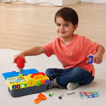 Vtech Drill And Learn Toolbox, Toy With Music, Lights, Colours, Baby Interactive, Educational Gift Suitable For 18, 24, 36 Months Boys And Girls, English Version