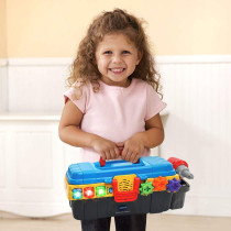 Vtech Drill And Learn Toolbox, Toy With Music, Lights, Colours, Baby Interactive, Educational Gift Suitable For 18, 24, 36 Months Boys And Girls, English Version