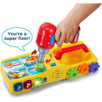 Vtech Drill And Learn Toolbox, Toy With Music, Lights, Colours, Baby Interactive, Educational Gift Suitable For 18, 24, 36 Months Boys And Girls, English Version