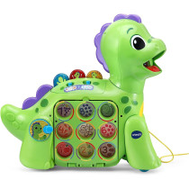VTech Chomp-Along Dino, Musical Toddler Toy, Teaches Numbers, Colours And Food, Interactive Dinosaur Toy For 2, 3, 4 Plus Year Olds, English Version