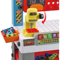 VTech My Busy Workbench, Interactive Toddler Toy, Pretend Play Tools, 100 Plus Pieces, Lights, Music And Sounds, Kids Gifts 3, 4, 5 Plus Years, English Version