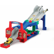 VTech Toot Drivers 4-in-1 Raceway, Toy Car Racing Track For Boys And Girls, Car Tracks For Kids With Lights And Sounds, Musical Toy Race Track For Children Aged 1 To 5 Years, English Version