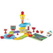 VTech Toot Drivers Airport, Car Tracks For Kids With Lights And Sounds, Musical Toy, Suitable For Boys And Girls 12 Months, 2, 3, 4 Plus Years, English Version