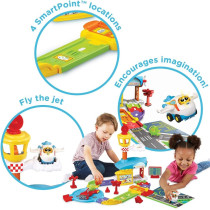 VTech Toot Drivers Airport, Car Tracks For Kids With Lights And Sounds, Musical Toy, Suitable For Boys And Girls 12 Months, 2, 3, 4 Plus Years, English Version