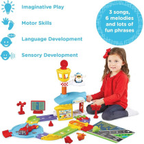 VTech Toot Drivers Airport, Car Tracks For Kids With Lights And Sounds, Musical Toy, Suitable For Boys And Girls 12 Months, 2, 3, 4 Plus Years, English Version