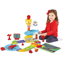 VTech Toot Drivers Airport, Car Tracks For Kids With Lights And Sounds, Musical Toy, Suitable For Boys And Girls 12 Months, 2, 3, 4 Plus Years, English Version