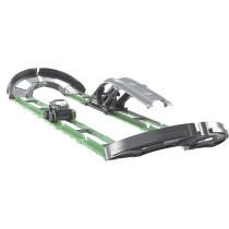 D-Power Electric Rolling Stunt Car Track DIY Free Build Track, Changeable Assembly 54 Pieces Set, Kids Age 3 Years And Up 