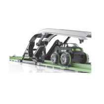 D-Power Electric Rolling Stunt Car Track DIY Free Build Track, Changeable Assembly 54 Pieces Set, Kids Age 3 Years And Up 