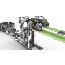 D-Power Vertical Climb Stunt Car Track DIY Free Build Track, Changeable Assembly 47 Pieces Set, Kids Age 3 Years And Up 