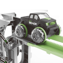 D-Power Vertical Climb Stunt Car Track DIY Free Build Track, Changeable Assembly 47 Pieces Set, Kids Age 3 Years And Up 