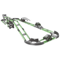 D-Power Ultimate Stunt Car Track Jumbo Sized DIY Free Build Track, Changeable Assembly 99 Pieces Set, Kids Age 3 Years And Up 