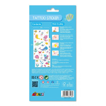 Avenir Tattoo Sticker Sea Animal 52 Pieces Set Of Temporary Tattoos High-Quality Water-Based Ink - Safe And Easy To Apply And Remove Lasts 3-5 Days For Kids 3 Years And Up