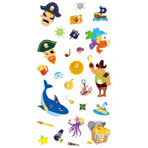 Avenir Tattoo Sticker Pirate 52 Pieces Set Of Temporary Tattoos High-Quality Water-Based Ink Safe And Easy To Apply And Remove  Lasts 3-5 Days For Kids 3 Years And Up