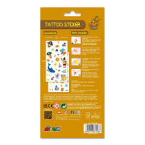 Avenir Tattoo Sticker Pirate 52 Pieces Set Of Temporary Tattoos High-Quality Water-Based Ink Safe And Easy To Apply And Remove  Lasts 3-5 Days For Kids 3 Years And Up