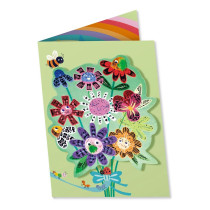 Avenir Scratch Flowers Arts And Crafts, Greeting Cards Set Make Beautiful Greetings Cards Scratch Art 3 Years And Up
