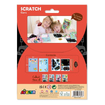 Avenir Scratch Cars Arts And Crafts, Greeting Cards Set Make Beautiful Greetings Cards Scratch Art 3 Years And Up