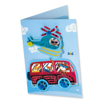 Avenir Scratch Cars Arts And Crafts, Greeting Cards Set Make Beautiful Greetings Cards Scratch Art 3 Years And Up