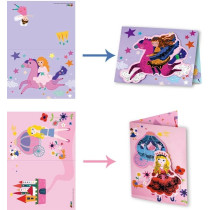 Avenir Scratch Princesses Arts And Crafts, Greeting Cards Set Make Beautiful Greetings Cards Scratch Art 3 Years And Up